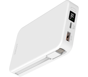 Accezz Powerbank 10.000 mAh with integrated cables