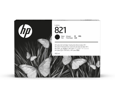 HP 821 zwarte Latex inktcartridge, 400 ml