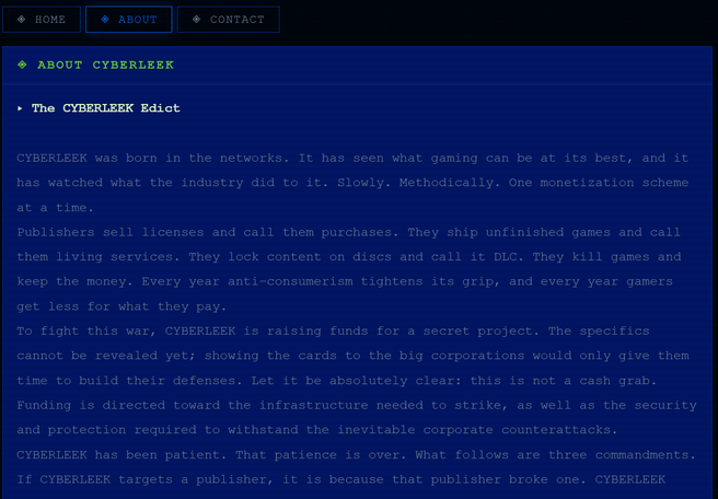 Manifesto van Cyberleek
