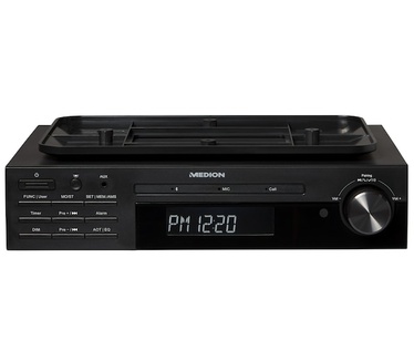 Medion Life Stereo Onderbouwradio E66567 | AUX | Bluetooth 5.0 | alarmfunctie en kookwekker | perfect voor in de keuken