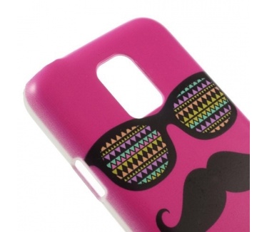 Kees Hardcover Hoesje Galaxy S5 Mini - Moustache