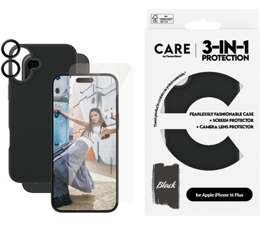 PanzerGlass CARE by PG 3-in-1 Bundle iPhone16 6.7