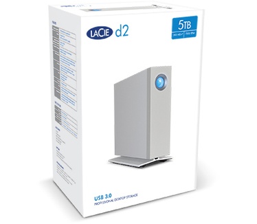LaCie d2 USB 3.0 5TB Zilver