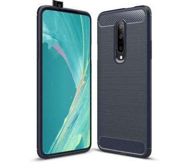 qMust OnePlus 7 Pro Rugged TPU Case - Blauw