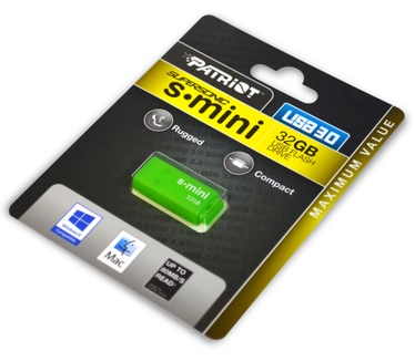 Patriot Memory Supersonic S-Mini 32GB Groen
