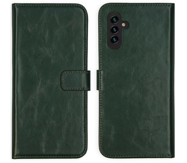 Selencia Echt Lederen Bookcase Samsung Galaxy A13 (5G) / A04s - Groen