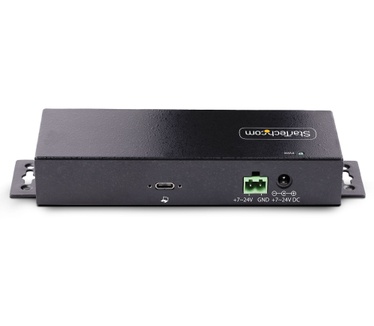 Startech.com 7-Port Industriële USB Hub met Power Adapter, 10Gbps, Metaal, Monteerbaar, 5x USB-A en 2x USB-C Downstream Poorten, ESD Bescherming, Gevoede USB Hub, TAA