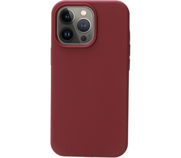 Mobiparts Silicone Cover Apple iPhone 13 Pro Plum Red