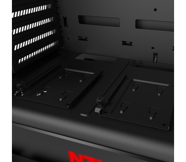 NZXT Noctis 450 Zwart/Rood