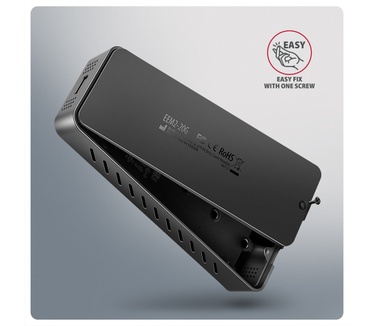 Axagon EEM2-20G NVMe-SSD-Gehäuse USB-C 3.2 20 Gbps 2230 - 2280 - schwarz