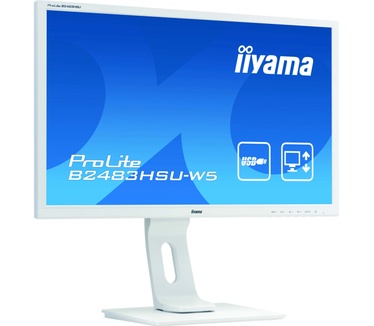 Iiyama ProLite B2483HSU-W5 Wit