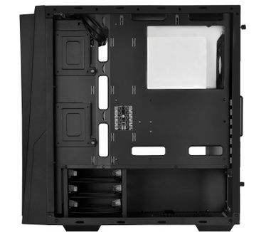 Silverstone Redline RL06 Rood/Zwart + tempered glass window