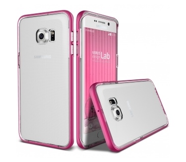 Verus Crystal Bumper Samsung Galaxy S6 edge Plus case - Hot Pink