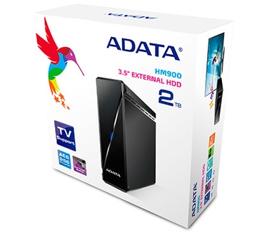 Adata HM900 (EU-stekker) 2TB Zwart