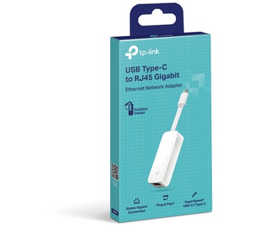 TP-Link UE300C USB Type-C naar RJ45 Gigabit Ethernet-netwerkadapter