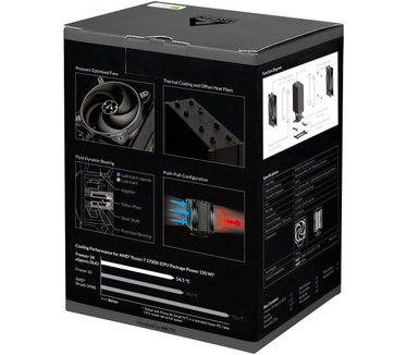 Arctic Freezer 34 eSports DUO - Tower CPU Cooler with BioniX P-Series Fans in Push-Pull-Configuration
