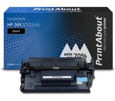 HP 26X (CF226X) Toner Zwart Hoge capaciteit PrintAbout Huismerk