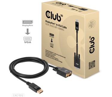 Club 3D DisplayPort to VGA Cable M/M