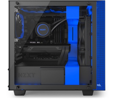 NZXT H400i Blauw/Zwart