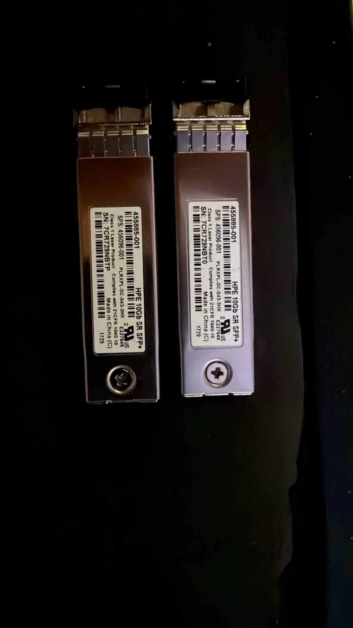 HP HPE E BladeSystem c-Class 10Gb SFP+ SR Transceiver aangeboden ...