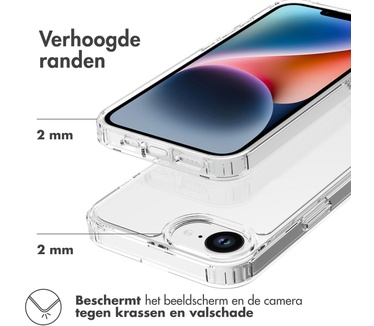 Accezz Xtreme Impact Backcover iPhone 16e - Transparant