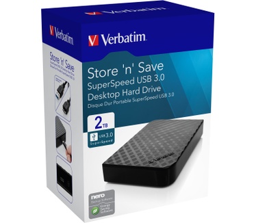 Verbatim Store 'n' Save 2TB Zwart