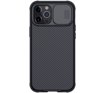 Nillkin CamShield Pro Case Apple iPhone 12 Pro Max (6.7") - Zwart Zwart