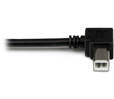 Startech.com 3 m USB 2.0 A naar linkshoekige B-kabel   M/M