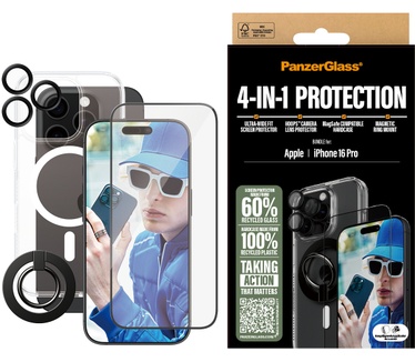PanzerGlass PG 4-in-1 Bundle iPhone 16 6.3Inch Pro