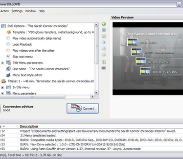 ConvertXtoDVD 3.1.0.18 screenshot (410 pix)
