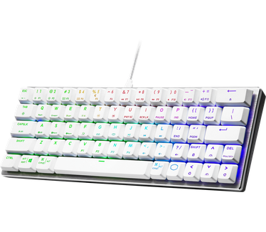 Cooler Master SK620 (TTC Red, Qwerty US) Wit