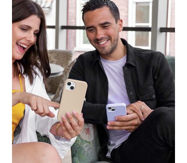 Accezz Liquid Silicone Backcover iPhone 11 - Stone