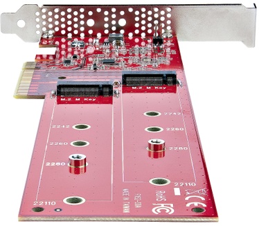 Startech.com Dual M.2 PCIe SSD Adapter Card