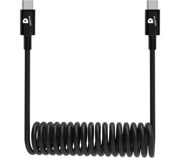 DEQSTER Spiral Ladekabel USB-C auf USB-C