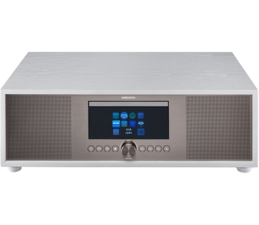 Medion All-in-One audiosysteem P66024 - | Internet-/DAB+-/-FM-radio | CD/MP3-speler | Bluetooth 5.0 | 2.1 soundsysteem | 2x 20 W plus 40 W RMS | LCD-display 2,8') - WIT