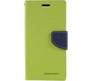 Mercury Fancy Diary WalletCase voor Samsung Galaxy J1 - Groen Groen