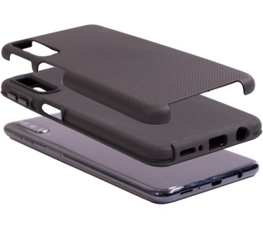 Mobiparts Rugged Tough Grip Case Samsung Galaxy A7 (2018) Black