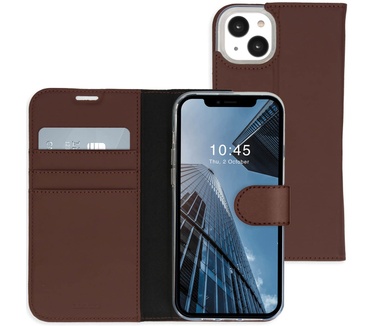 Accezz Wallet Softcase Bookcase iPhone 14 - Bruin