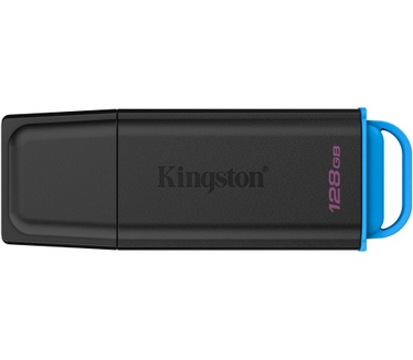 Kingston 128GB Portable USB 3.2 Gen 1 DataTraveler Exodia Black/Blue