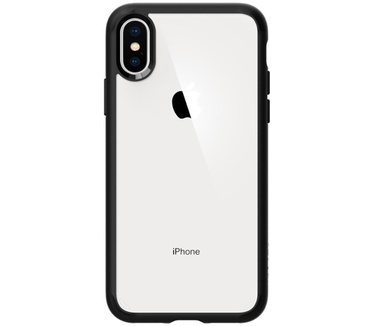 Spigen Ultra Hybrid Case Matte Black iPhone XS (063CS25116) (iPhone XS) Zwart