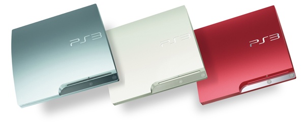PlayStation 3 in drie nieuwe kleuren