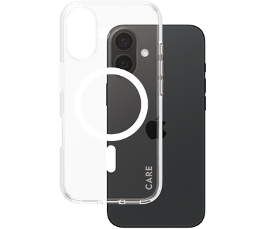 PanzerGlass CARE by PG White MagSafe iPhone16 6.1