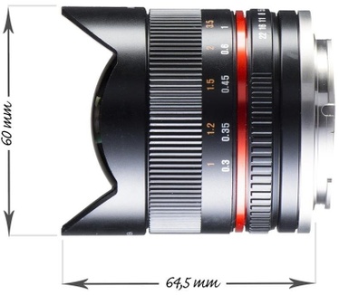 Walimex Pro 8mm f/2.8 Fis-Eye II (Samsung NX)
