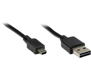 Alcasa USB 2.0 A/mini, 3m
