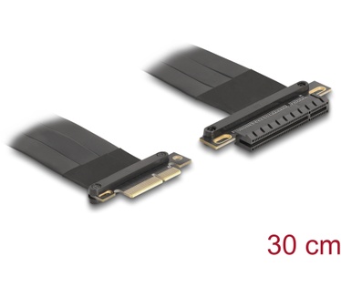 Delock 81497 Riser Card PCI Express 3.0 x4 male to x8 slot with cable ...