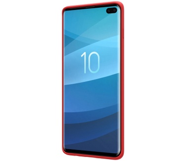 Nillkin Flex Silicone HardCase Samsung Galaxy S10+ (G975) - Rood  Rood