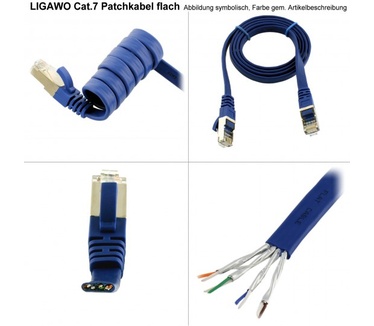 Ligawo 0.5m RJ45 Cat7