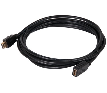 Club 3D High Speed HDMI 2.0 UHD 4K60Hz Extension Kabel 3 meter M/F Zwart