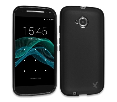 X'entrix Flexible TPU case Motorola Moto E (2015) - Black