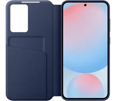 Samsung Smart View Wallet Case - Geschikt voor Galaxy S24 FE - Blauw